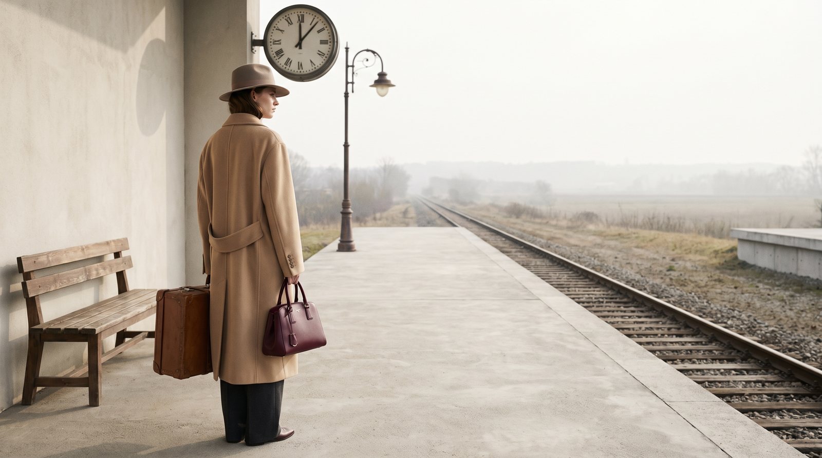 The platform scene in the Gallery Editorial look